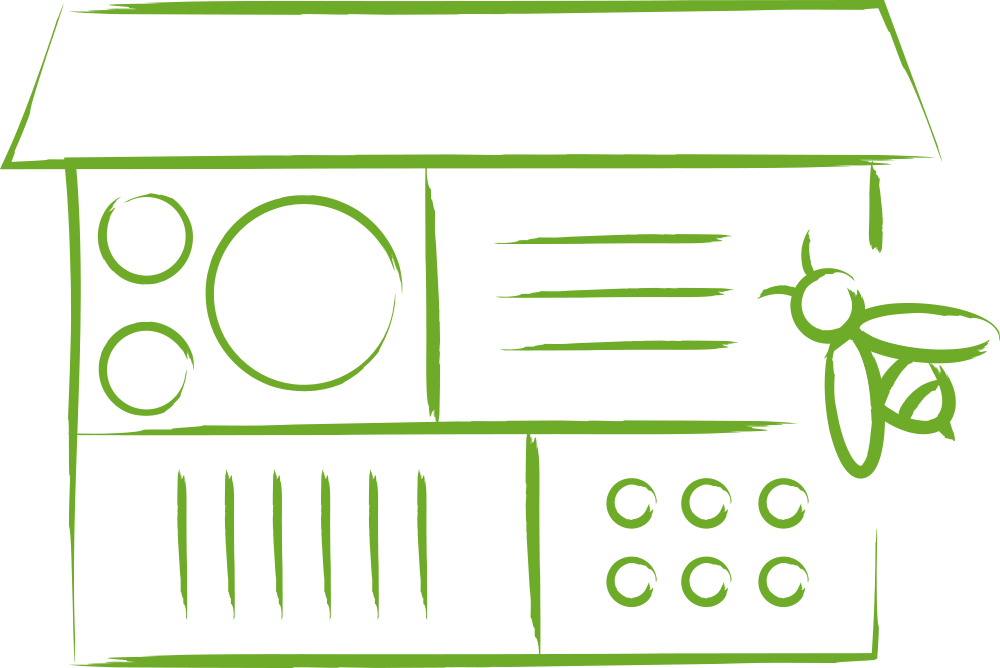 Ein Insektenhotel für den bienenfreundlichen Garten